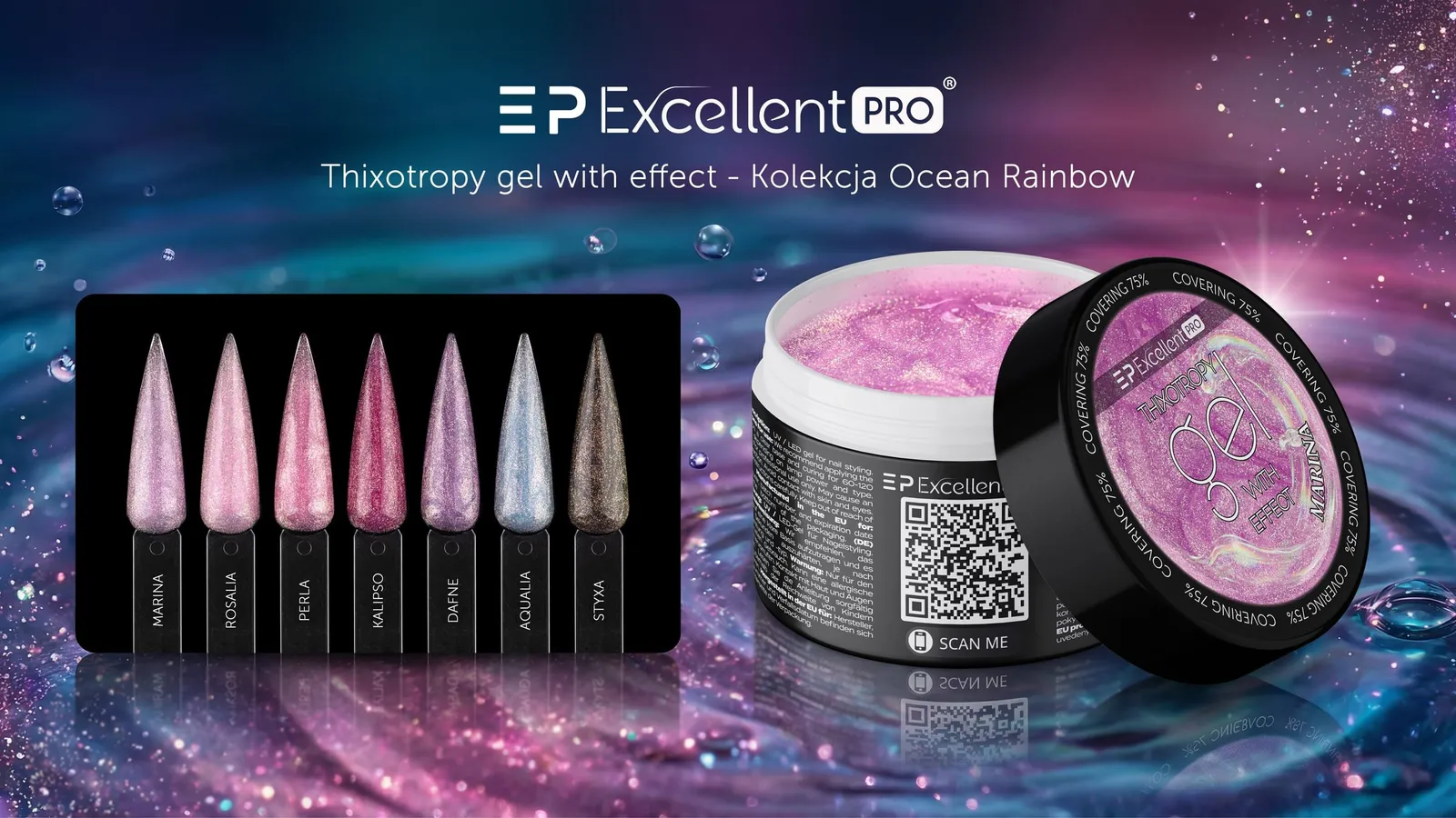 Thixotropy Gel Ocean Rainbow