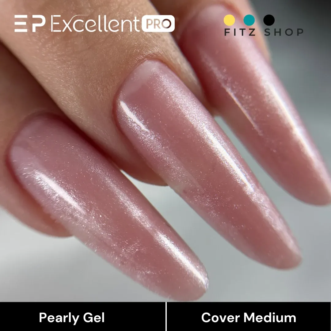 Stylizacja paznokci Excellent PRO - Pearly Gel: Cover Medium 15g
