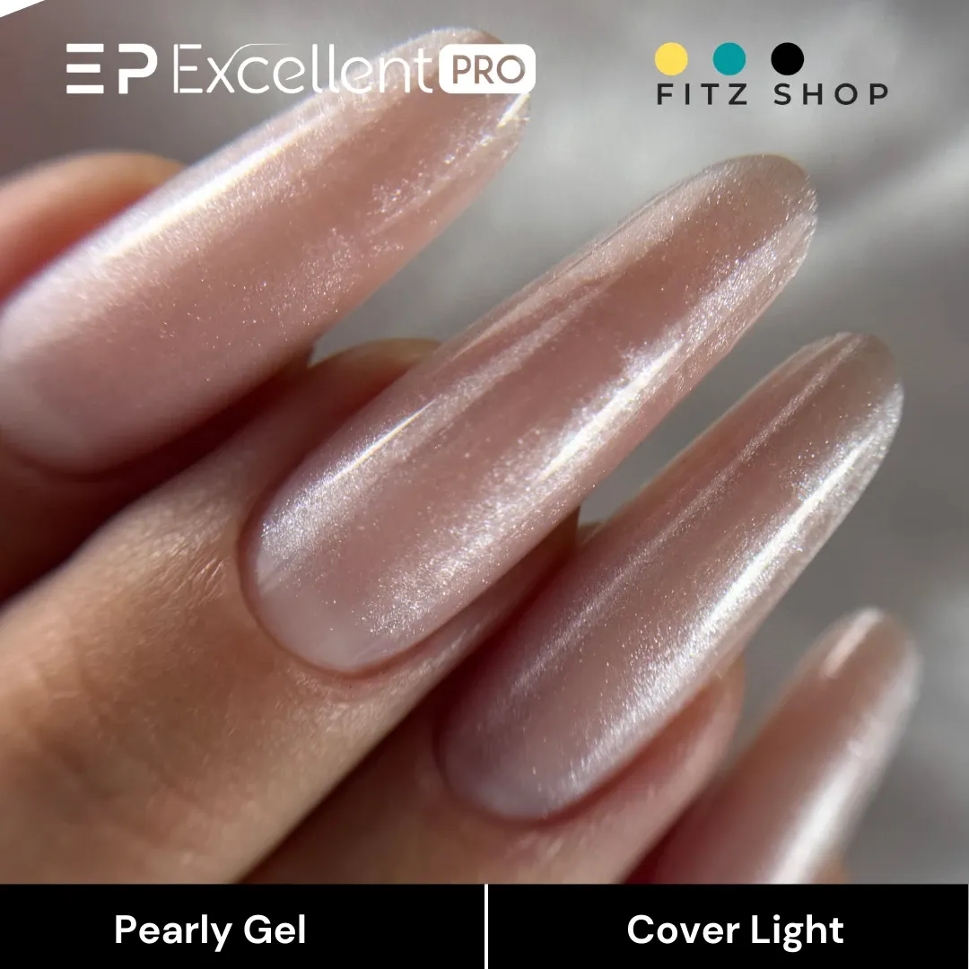 Stylizacja paznokci Excellent PRO - Pearly Gel: Cover Light 15g