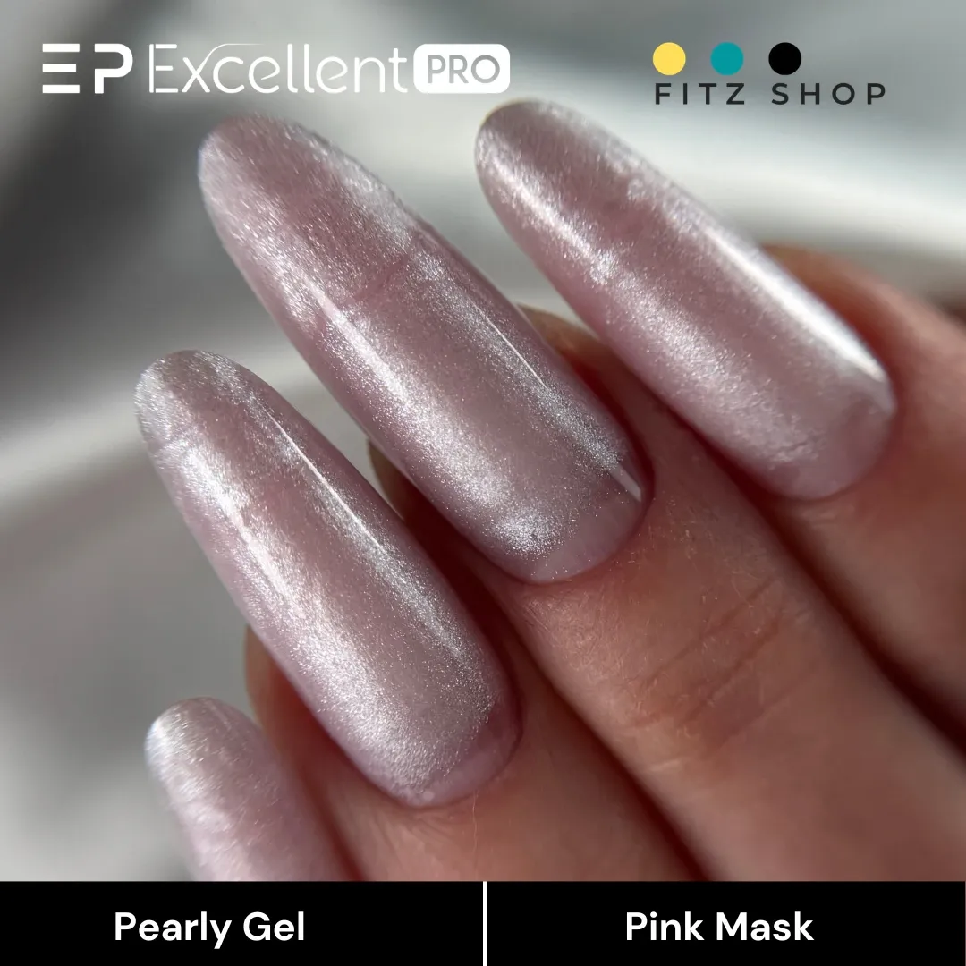Stylizacja paznokci Excellent PRO - Pearly Gel: Pink Mask 15g