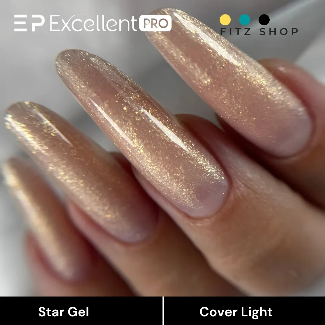 Stylizacja paznokci Excellent PRO - Star Gel: Cover Light 15g