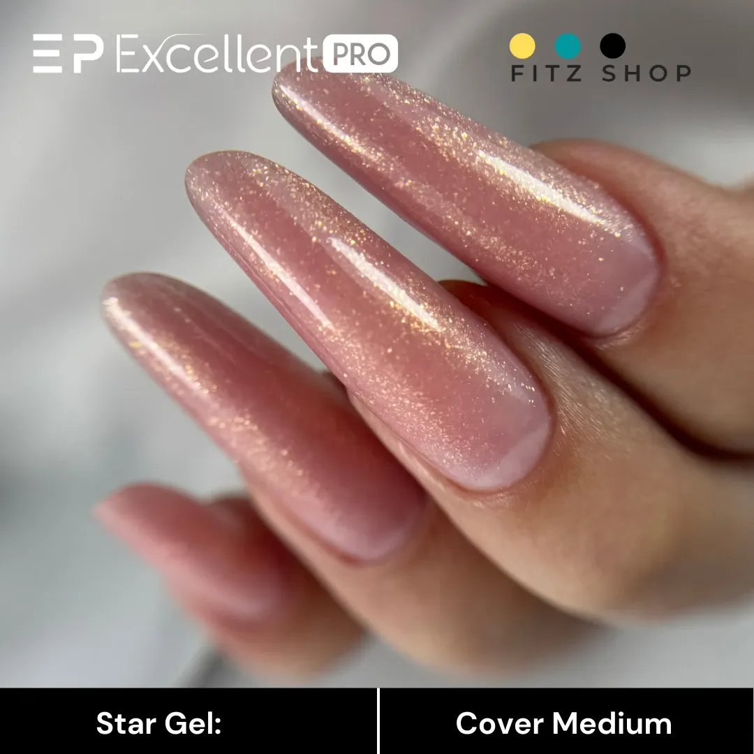 Stylizacja paznokci Excellent PRO - Star Gel: Cover Medium 15g