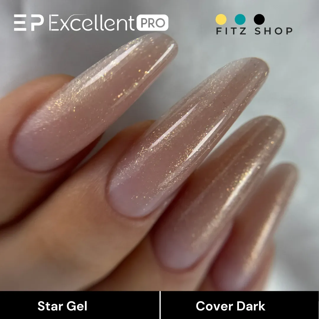 Stylizacja paznokci Excellent PRO - Star Gel: Cover Dark 15g