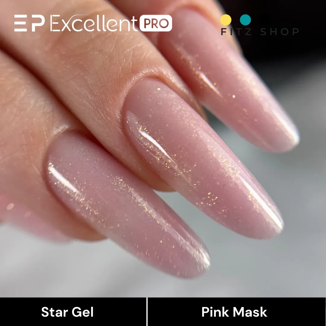 Stylizacja paznokci Excellent PRO - Star Gel: Pink Mask 15g