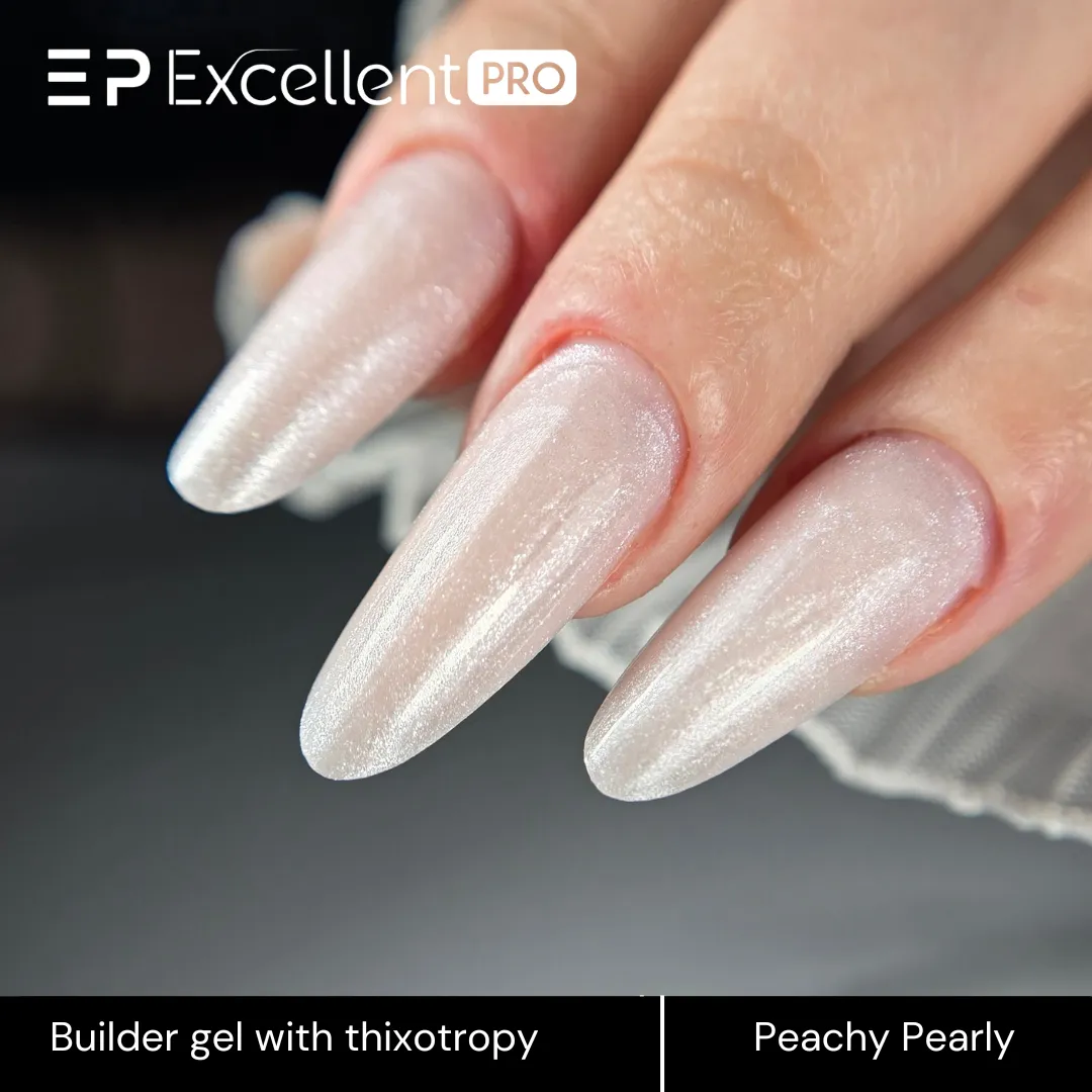 Stylizacja paznokci Excellent PRO - Peachy Pearly - 15g