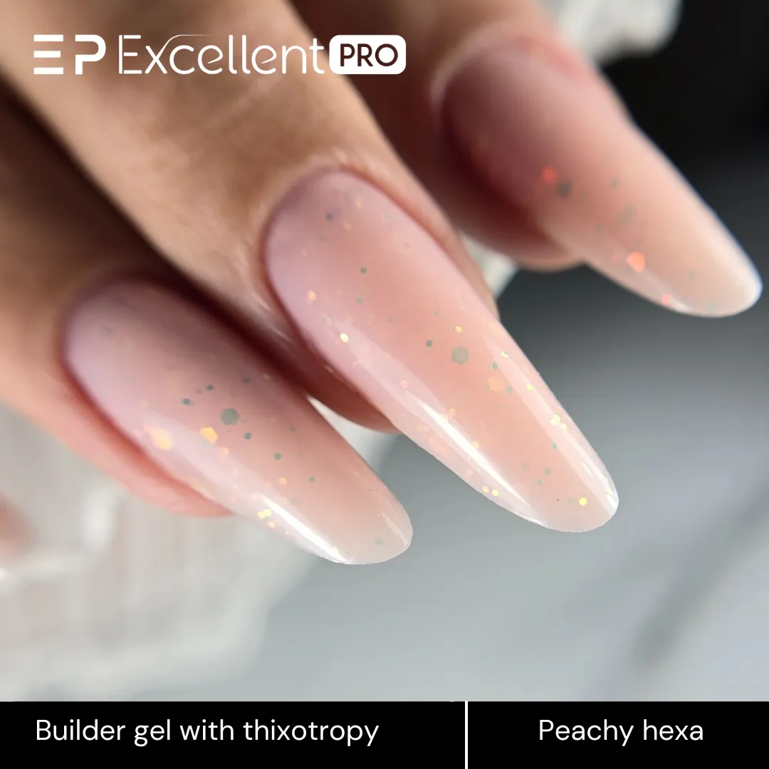 Stylizacja paznokci Excellent PRO - Peachy Hexa - 15g
