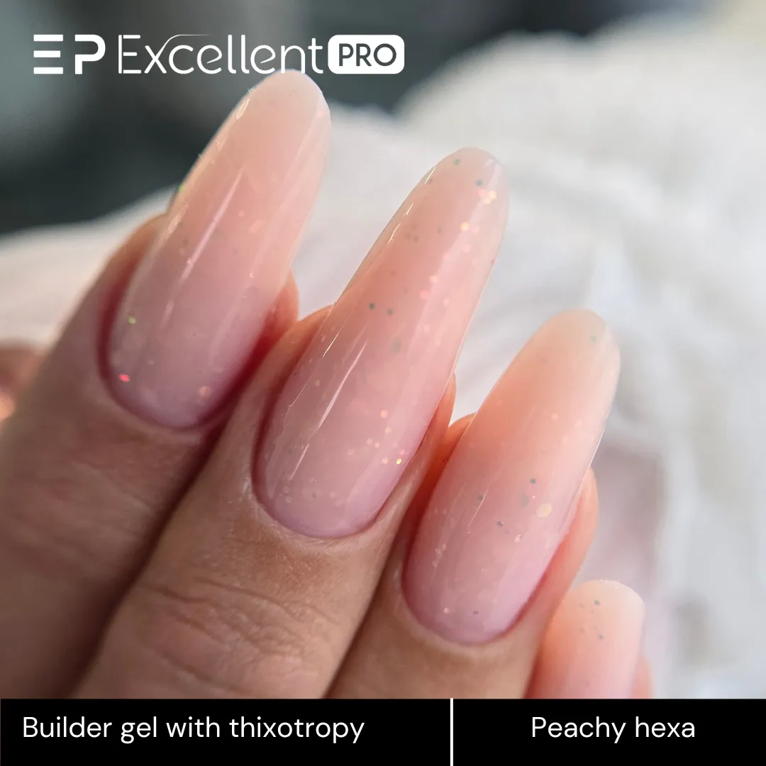 Stylizacja paznokci Excellent PRO - Peachy Hexa - 15g