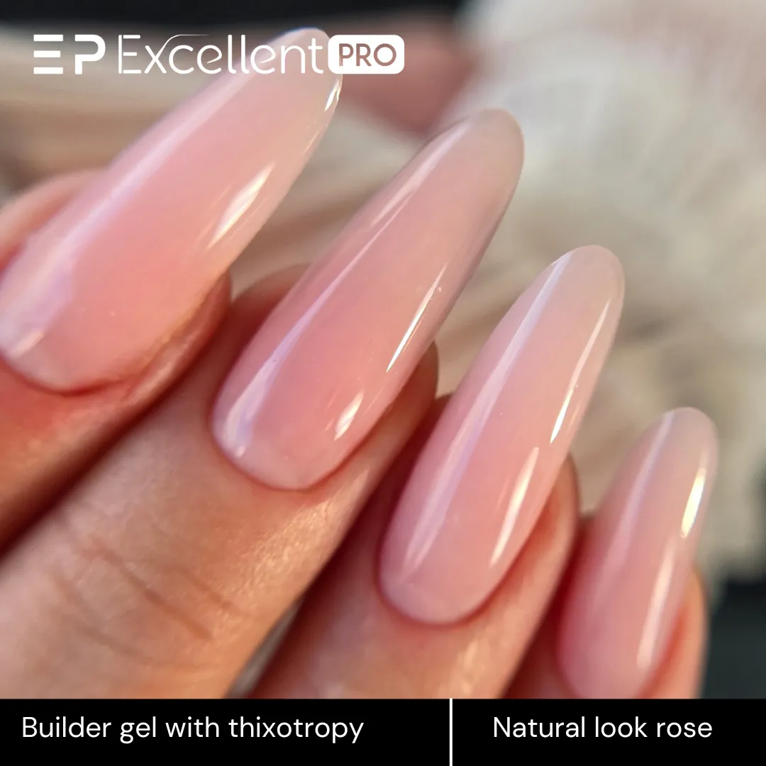 Stylizacja paznokci Excellent PRO - Natural Look Rose - 15g