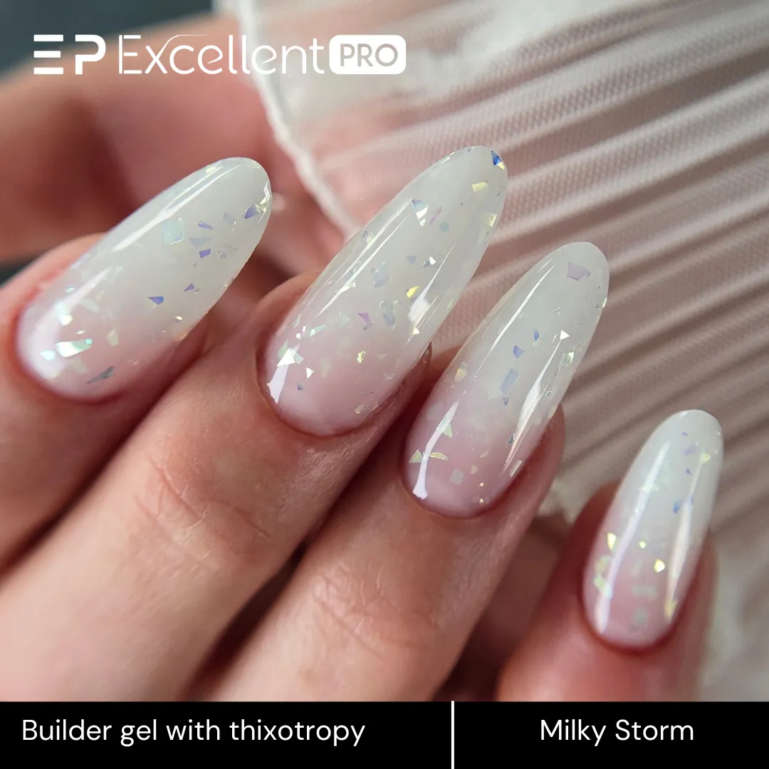 Stylizacja paznokci Excellent PRO - Milky Storm - 15g