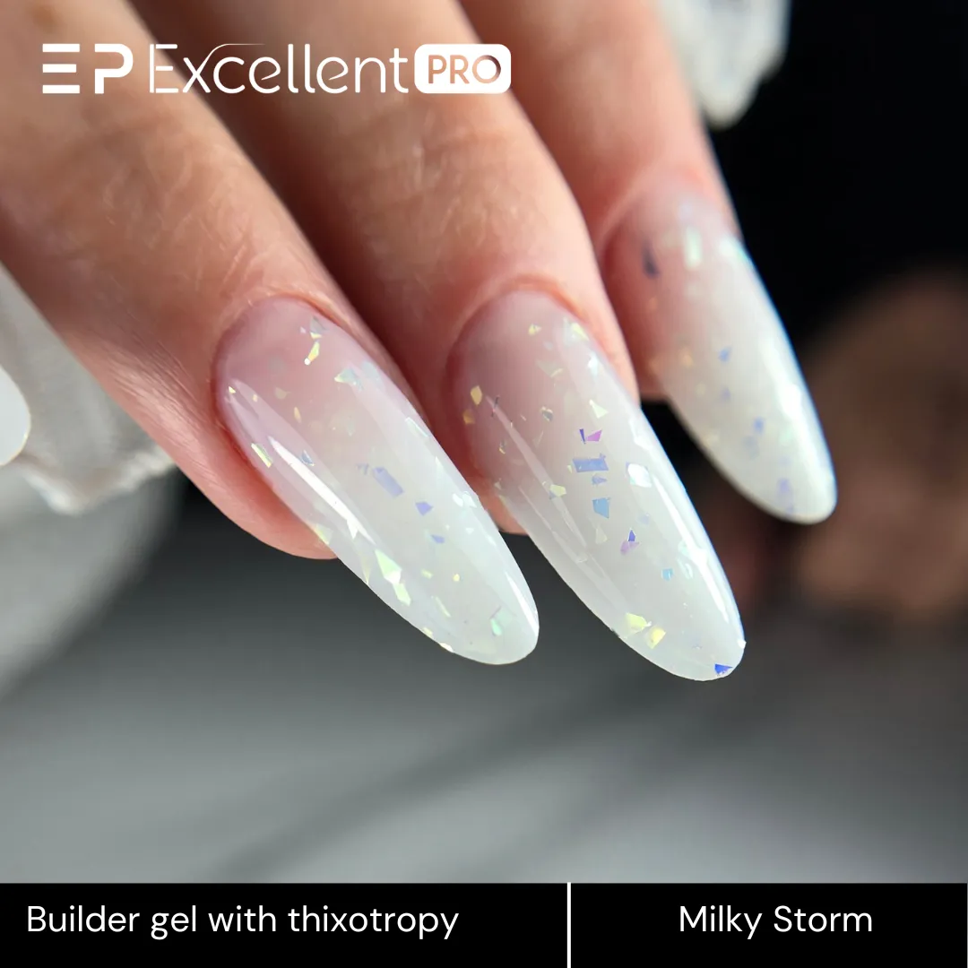 Stylizacja paznokci Excellent PRO - Milky Storm - 15g