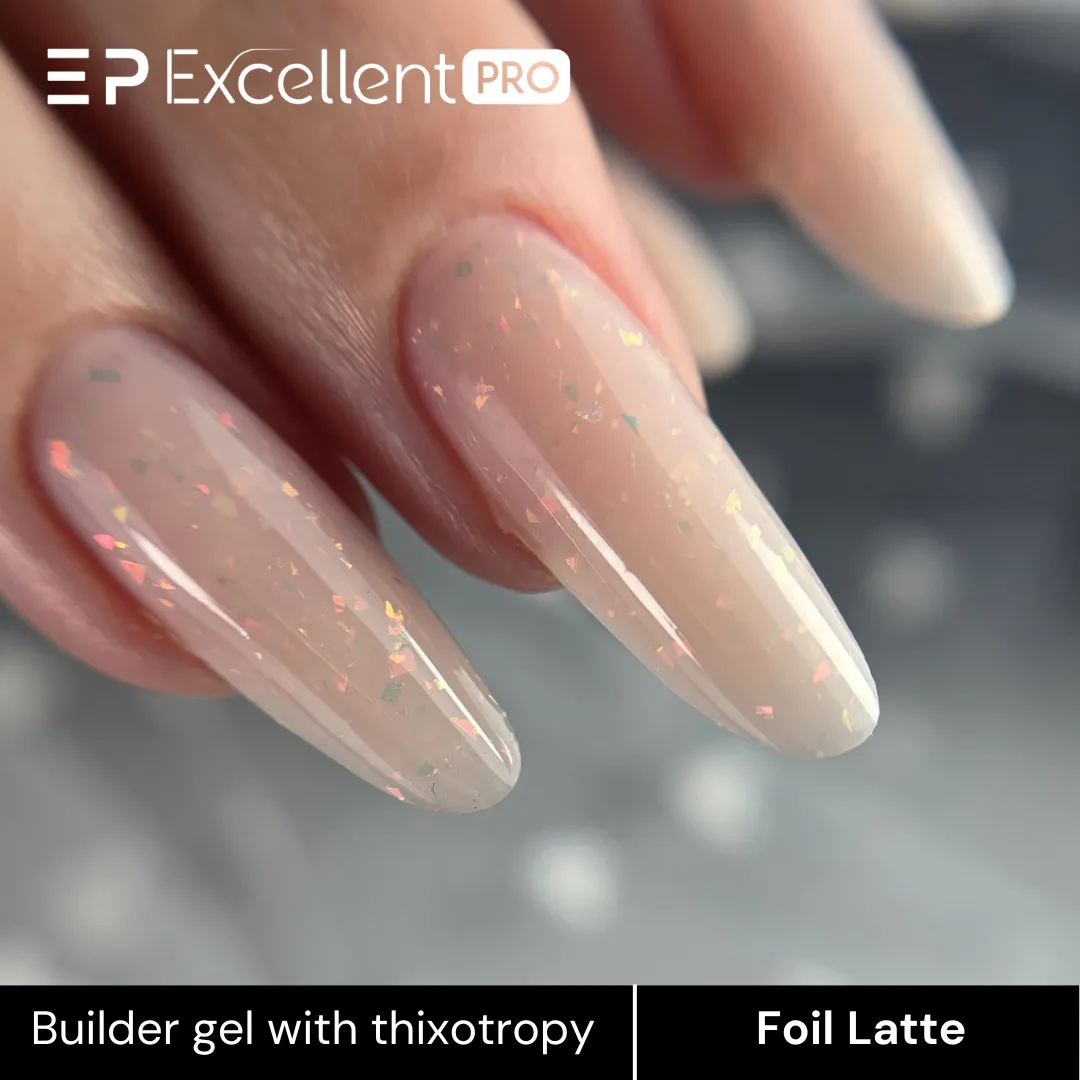 Stylizacja paznokci Excellent PRO - Foil Latte - 15g