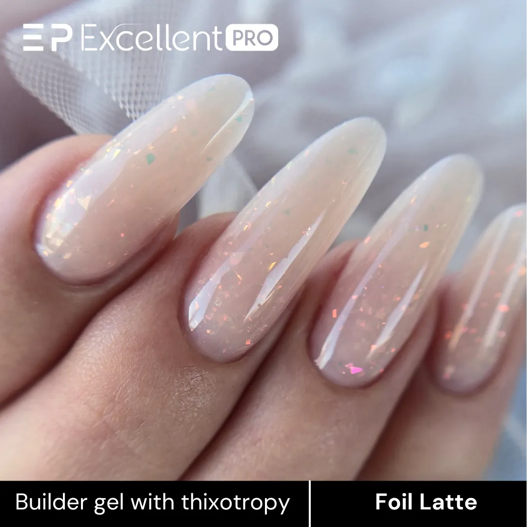 Stylizacja paznokci Excellent PRO - Foil Latte - 15g