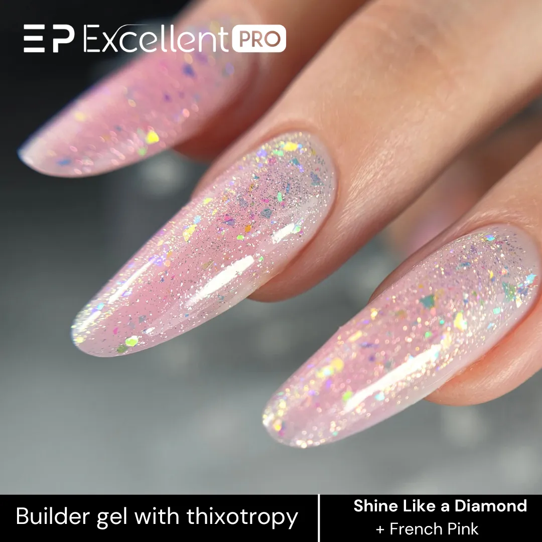 Stylizacja paznokci Excellent PRO - Żel Shine Like a Diamond - 15g