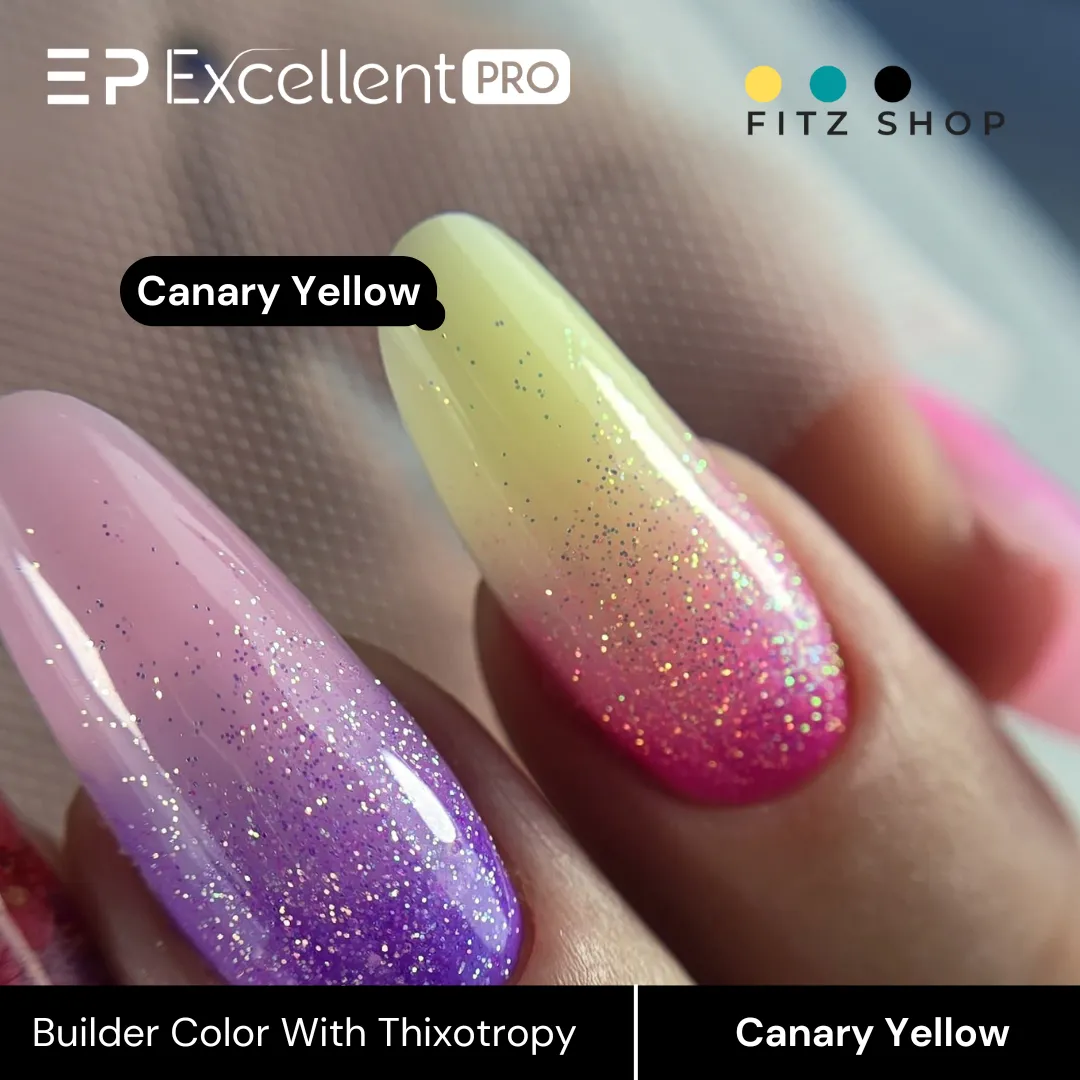 Stylizacja paznokci Excellent PRO - Pastel: Canary Yellow - 15g
