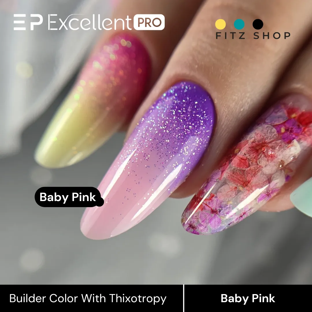 Stylizacja paznokci Excellent PRO - Pastel: Baby Pink - 15g