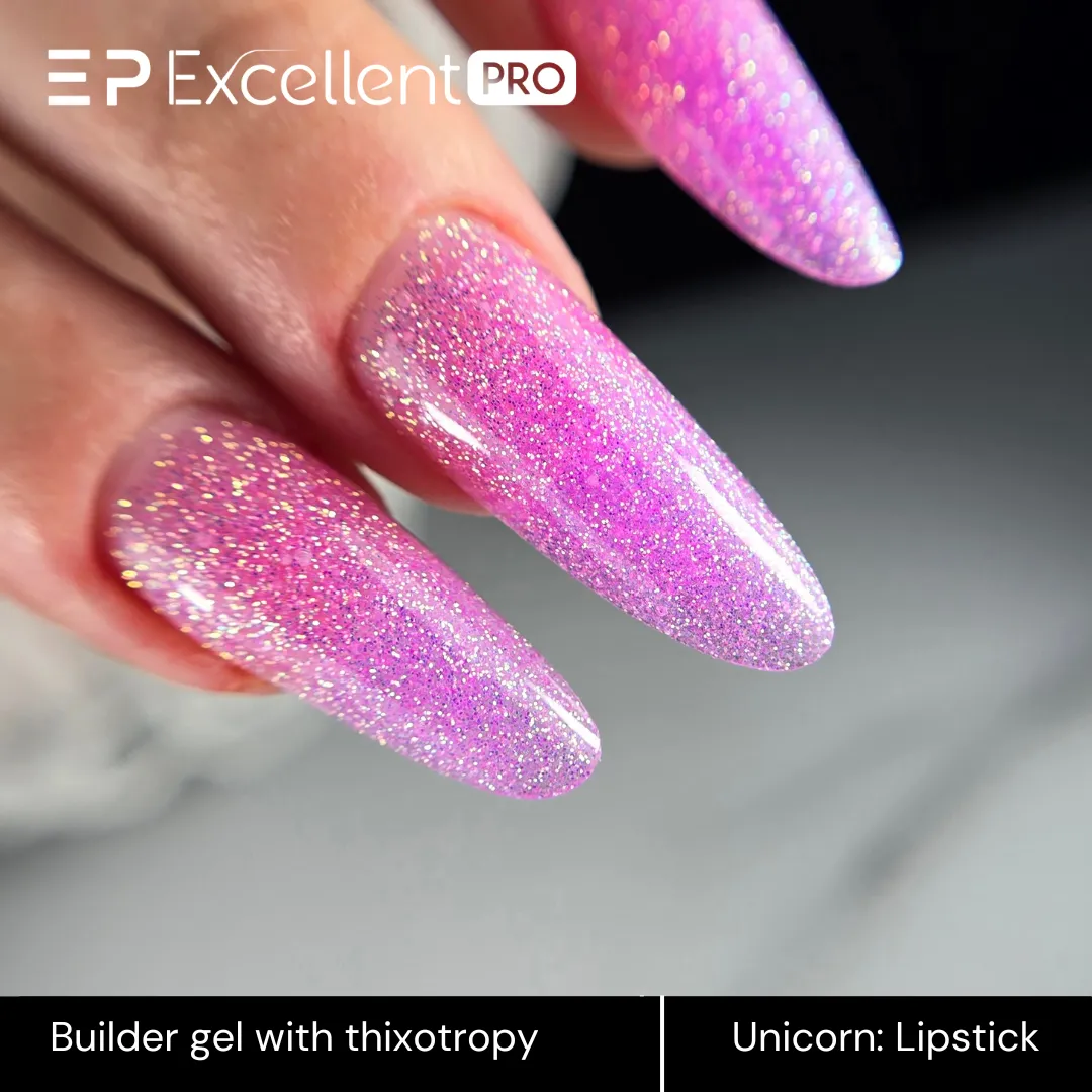 Stylizacja paznokci Excellent PRO - SMALL Unicorn: Lipstick - 15g