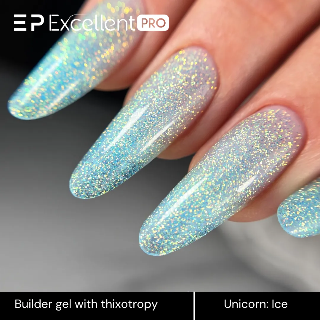 Stylizacja paznokci Excellent PRO - SMALL Unicorn: Ice - 15g