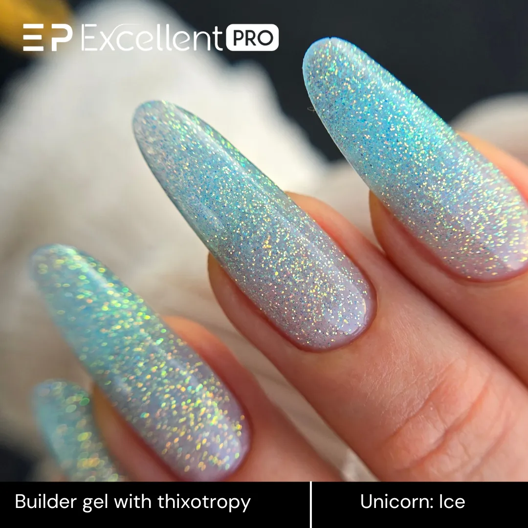 Stylizacja paznokci Excellent PRO - SMALL Unicorn: Ice - 15g