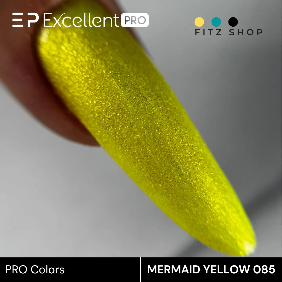 Stylizacja paznokci Excellent PRO - PRO Colors (085) - MERMAID YELLOW - 7g