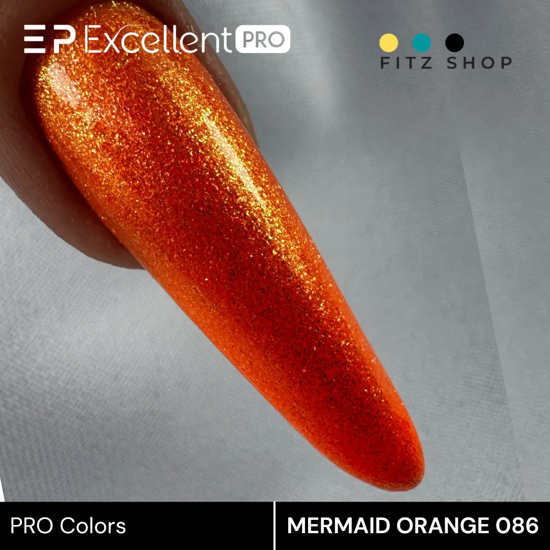 Stylizacja paznokci Excellent PRO - PRO Colors (086) - MERMAID ORANGE - 7g
