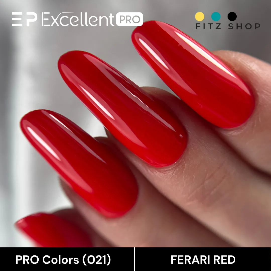 Stylizacja paznokci Excellent PRO - PRO Colors (021) - FERARI RED - 7g