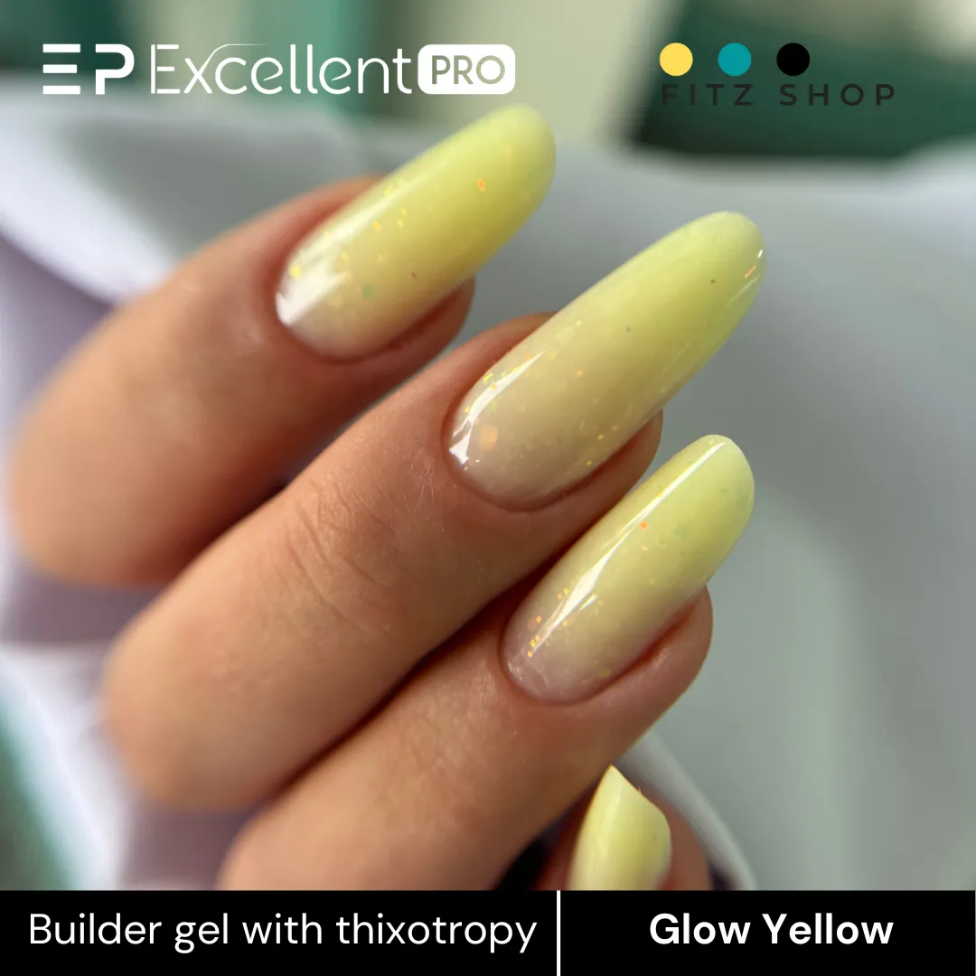 Stylizacja paznokci Excellent PRO - Glow Yellow - 15g
