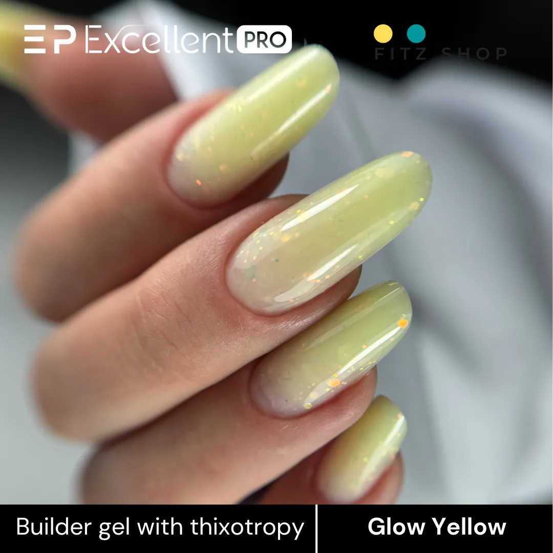 Stylizacja paznokci Excellent PRO - Glow Yellow - 15g