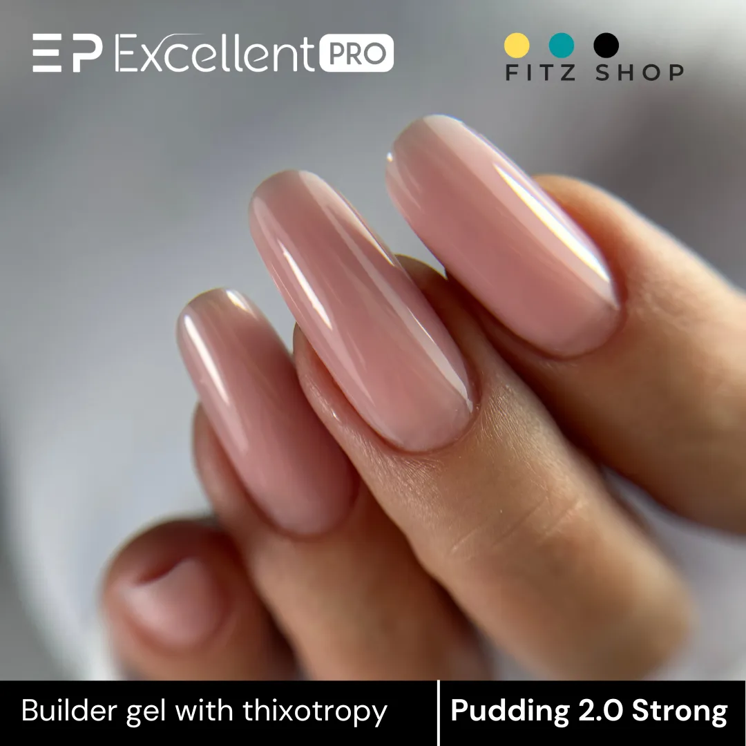 Stylizacja paznokci Excellent PRO - Excellent PRO Builder Gel With Thixotropy Pudding 2.0 Strong 15g