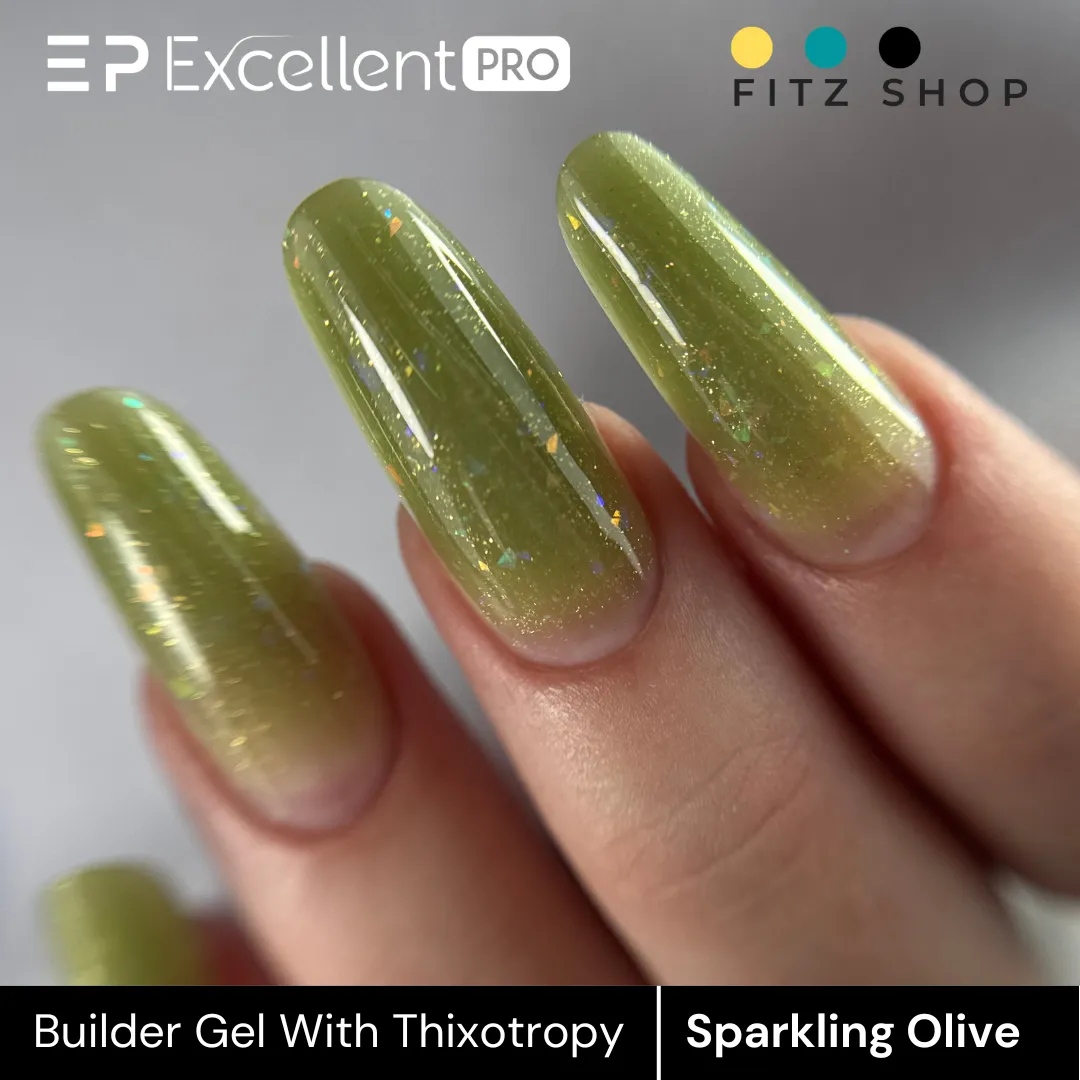 Stylizacja paznokci Excellent PRO - col13: SPARKLING OLIVE - 15g