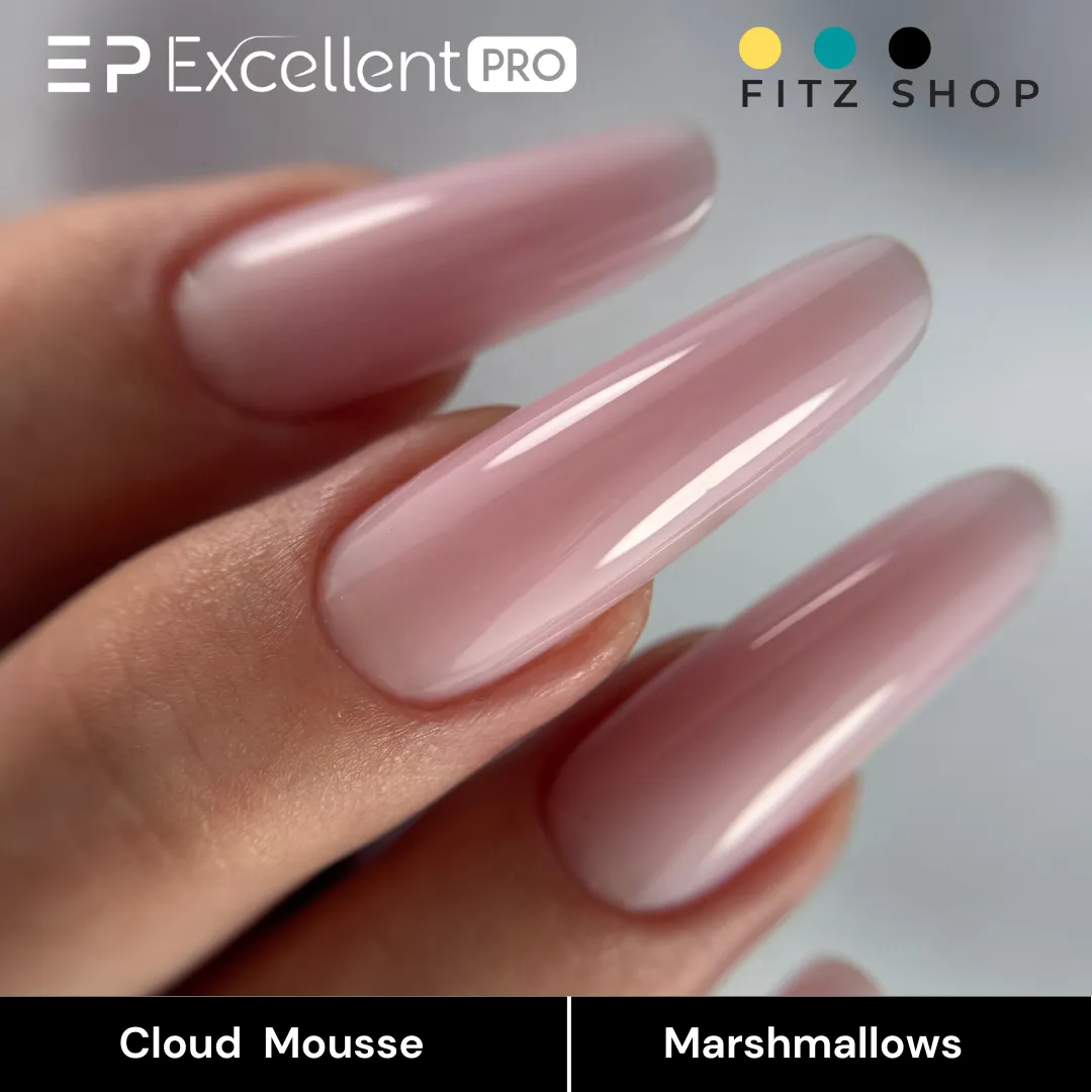 Stylizacja paznokci Excellent PRO - Cloud Mousse: Marshmallows - 15g