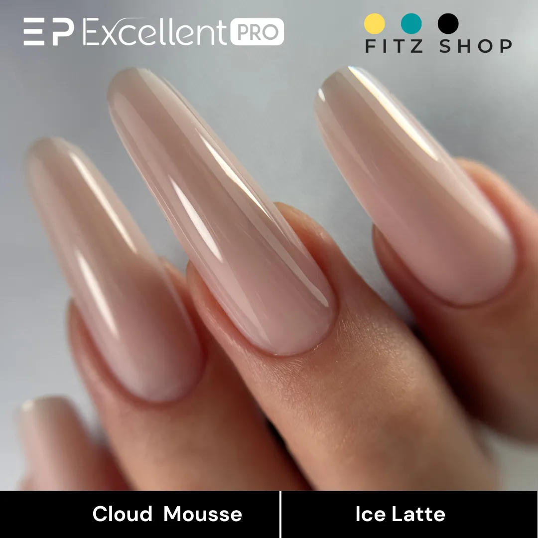 Stylizacja paznokci Excellent PRO - Cloud Mousse: Ice Latte - 15g