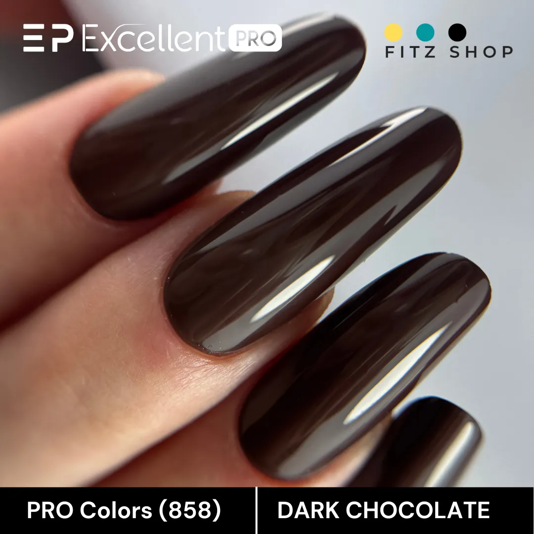 Stylizacja paznokci Excellent PRO - PRO Colors (858) - DARK CHOCOLATE - 7g