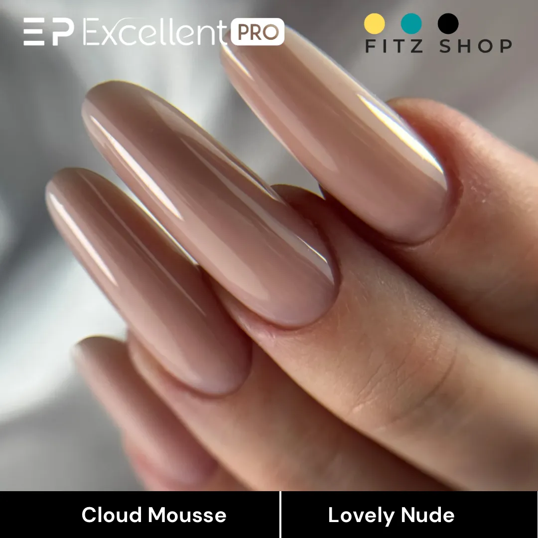 Stylizacja paznokci Excellent PRO - Cloud Mousse: Lovely Nude - 15g