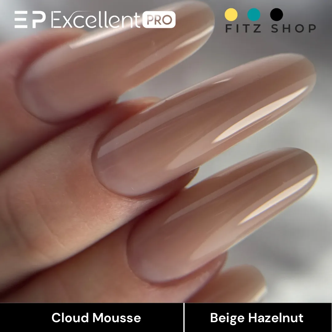 Stylizacja paznokci Excellent PRO - Cloud Mousse: Beige Hazelnut - 15g