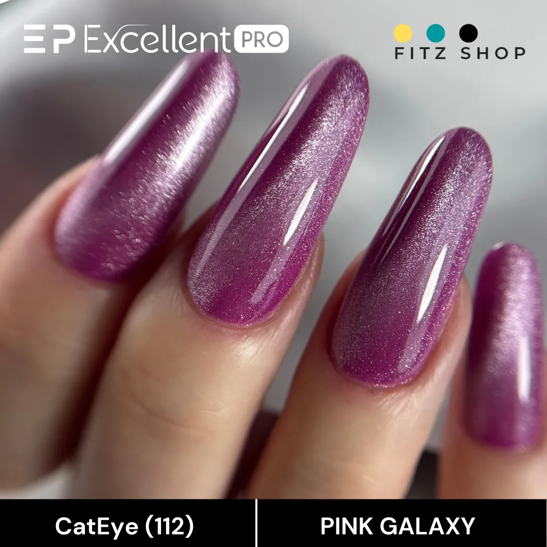 Stylizacja paznokci Excellent PRO - CatEye (112) - PINK GALAXY - 7g