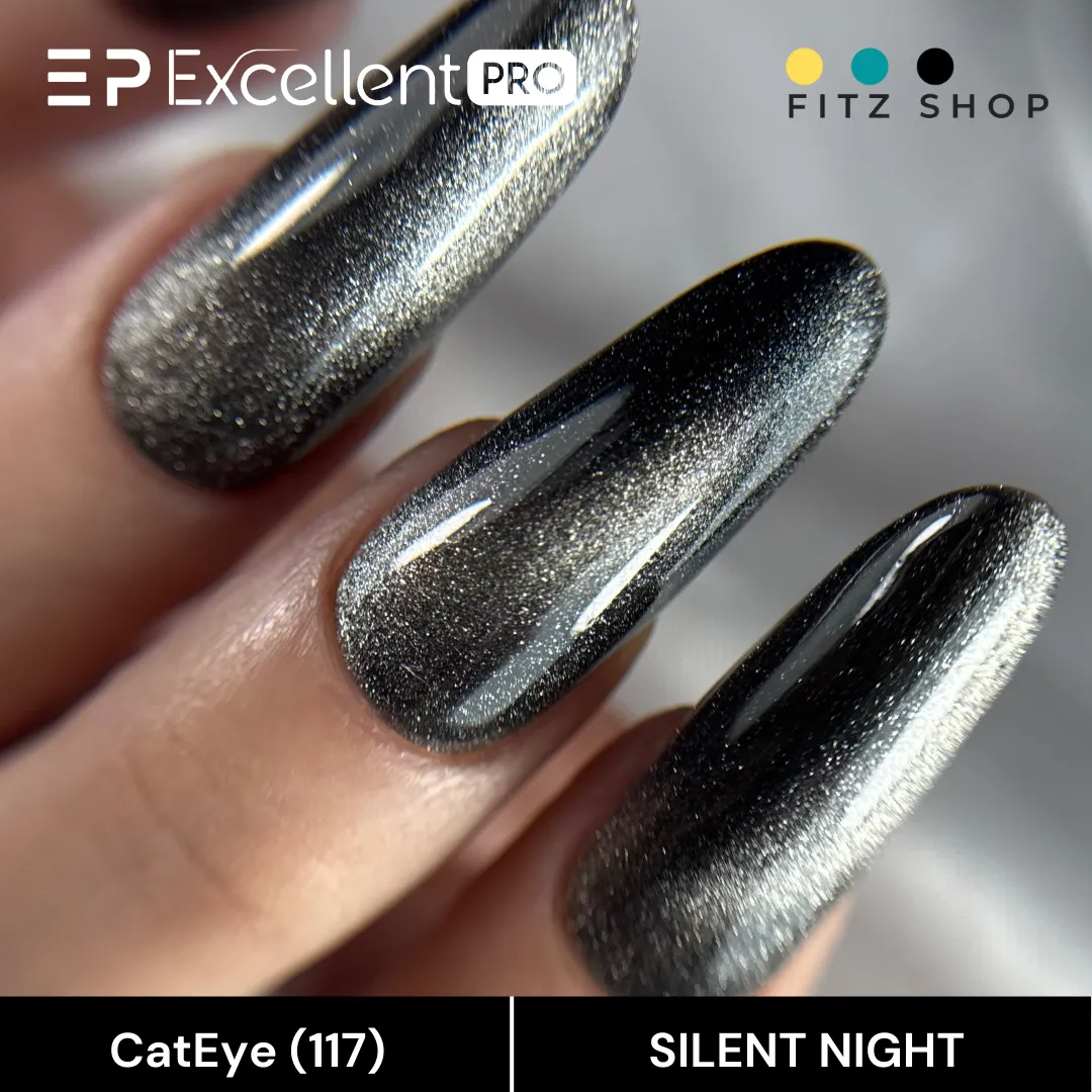 Stylizacja paznokci Excellent PRO - CatEye (117) - SILENT NIGHT - 7g