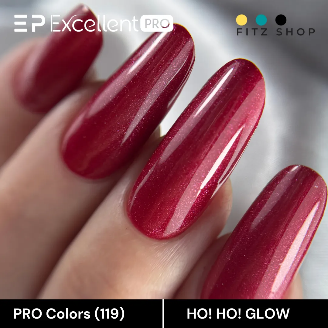 Stylizacja paznokci Excellent PRO - PRO Colors (119) - HO! HO! GLOW - 7g