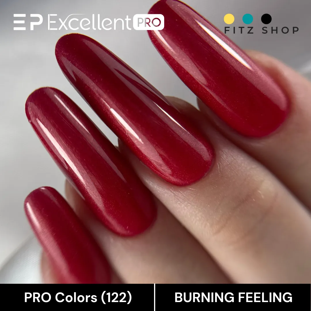 Stylizacja paznokci Excellent PRO - Excellent PRO Colors 122 BURNING FEELING 7g