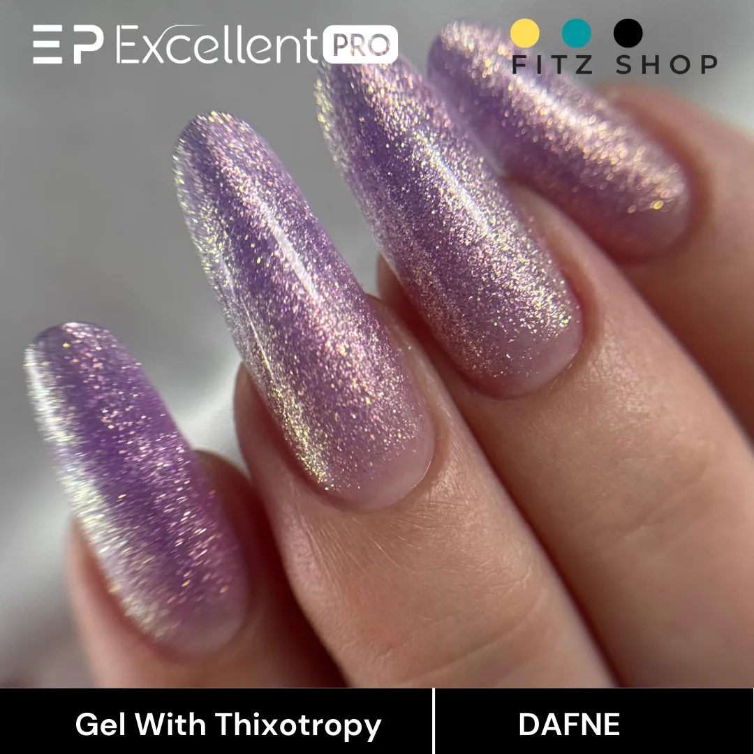 Stylizacja paznokci Excellent PRO - Excellent PRO Thixotropy gel with effect DAFNE 15g
