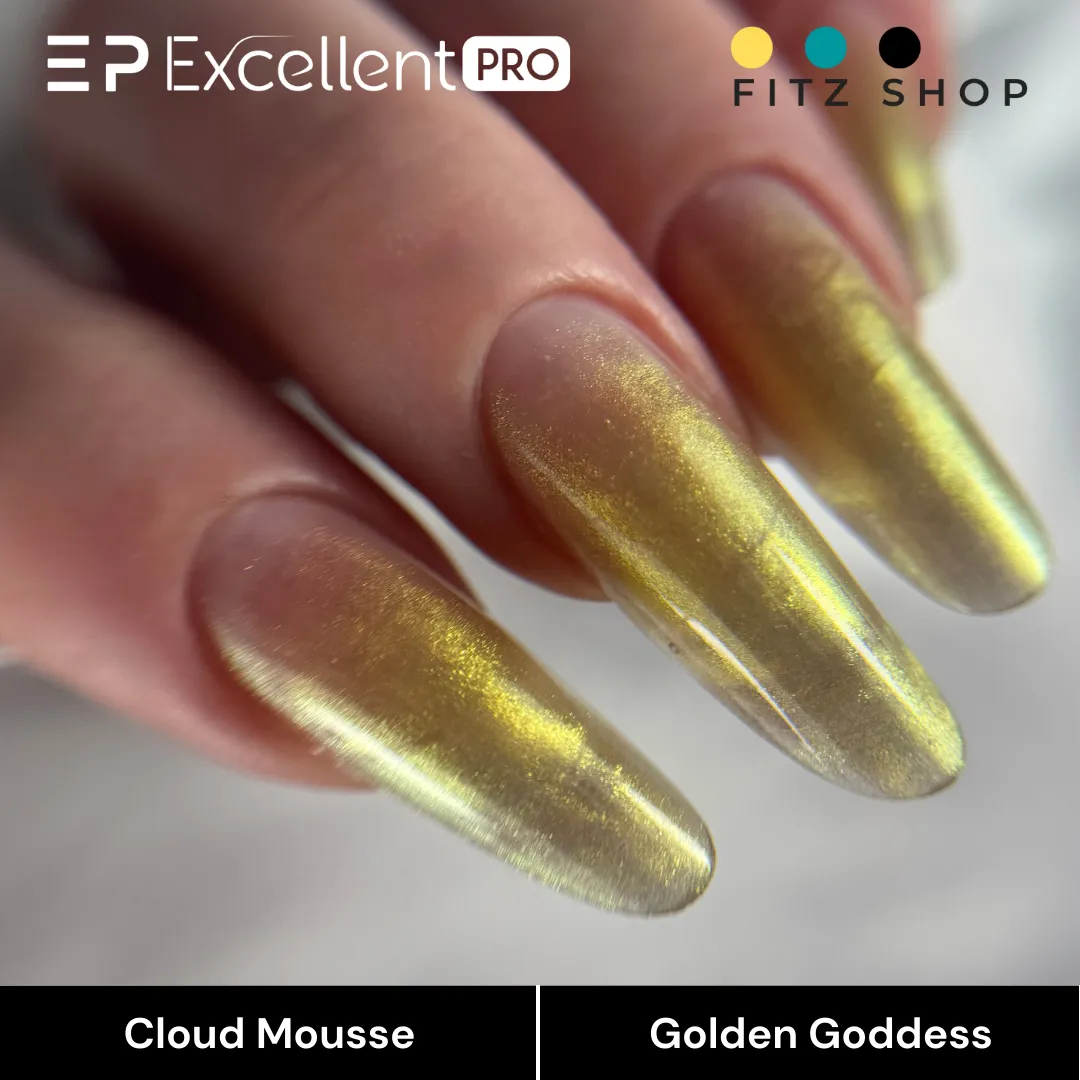Stylizacja paznokci Excellent PRO - Cloud Mousse: Golden Goddess - 15g
