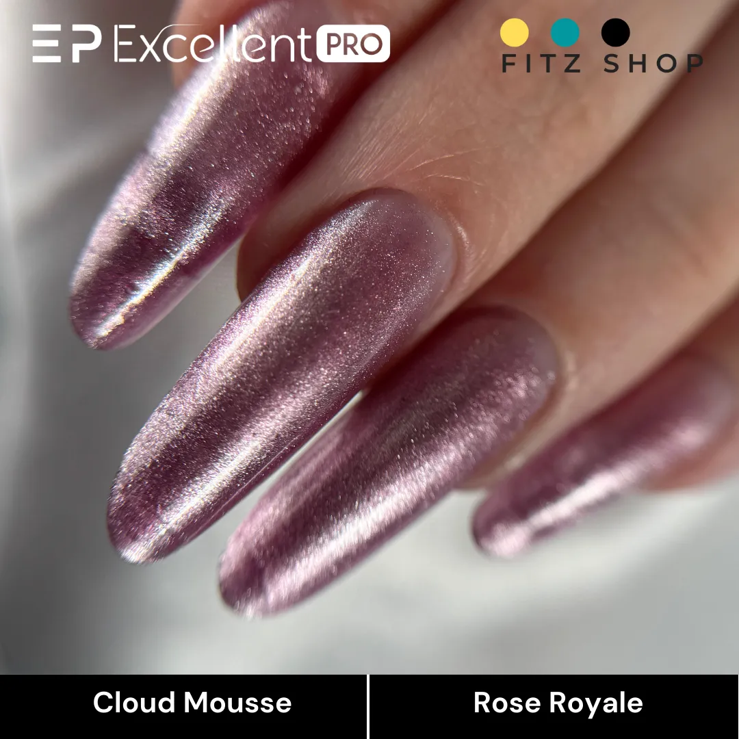 Stylizacja paznokci Excellent PRO - Excellent PRO Cloud Mousse Rose Royale 15g