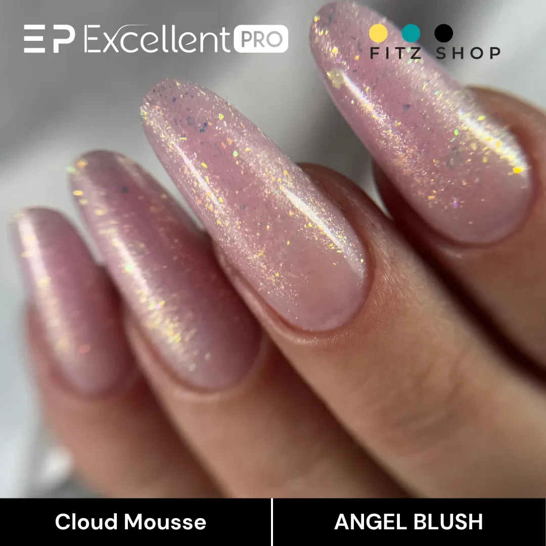 Stylizacja paznokci Excellent PRO - Excellent PRO Cloud Mousse ANGEL BLUSH 15g