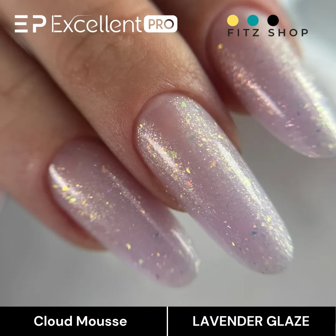 Stylizacja paznokci Excellent PRO - Excellent PRO Cloud Mousse LAVENDER GLAZE 15g