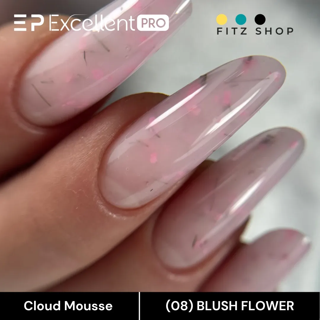 Stylizacja paznokci Excellent PRO - Excellent PRO Cloud Mousse BLUSH FLOWER 15g